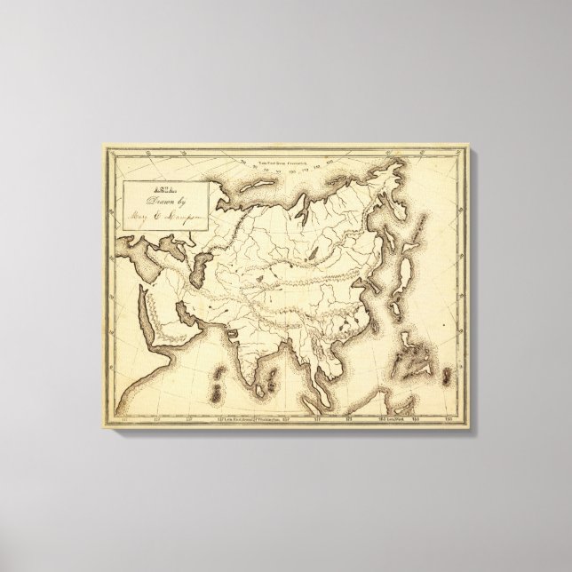 Asia 9 canvas print (Front)