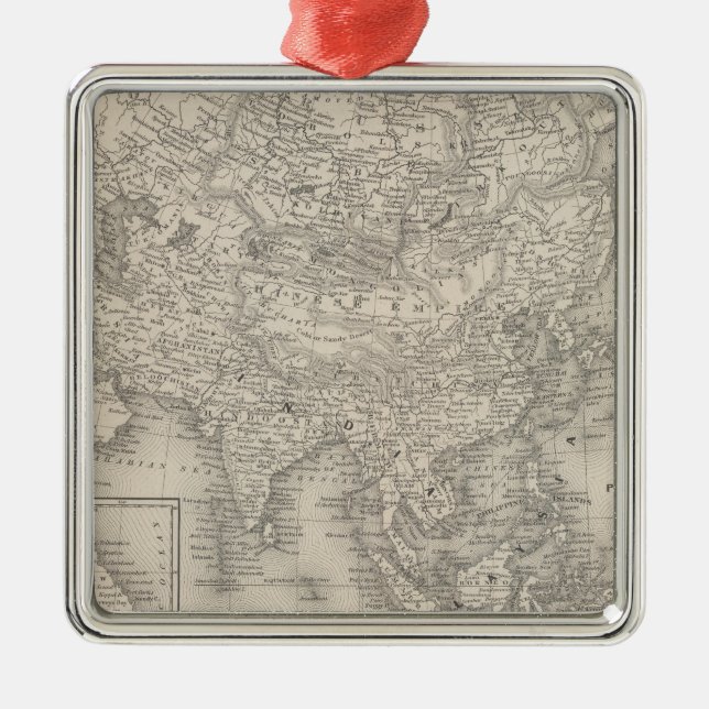 Asia 9 metal tree decoration (Front)