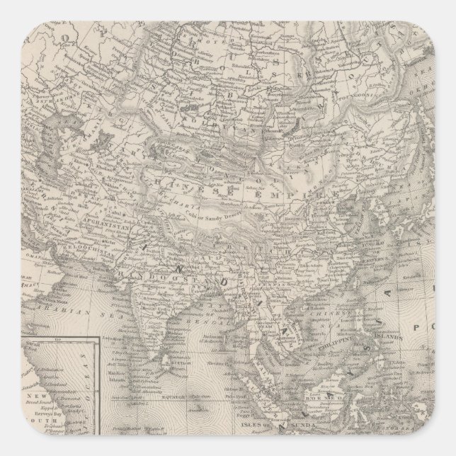 Asia 9 square sticker (Front)