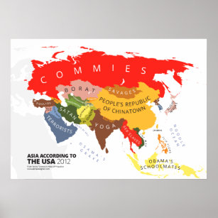 Asia According to the USA Poster