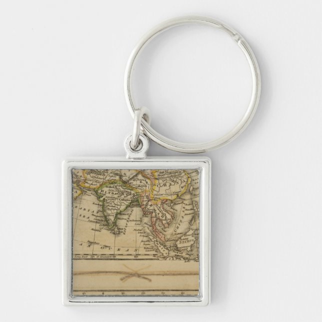 Asia, Africa Key Ring (Front)