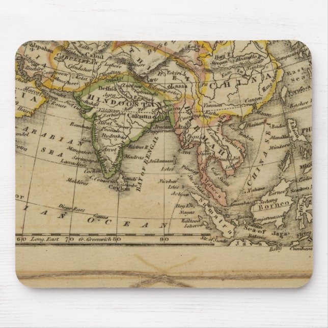 Asia, Africa Mouse Mat (Front)