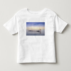 Asia, Burma, (Myanmar) Fishing boat reflected on Toddler T-Shirt