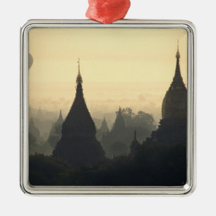 Asia, Burma, (Myanmar), Pagan (Bagan) Hot Air Metal Tree Decoration
