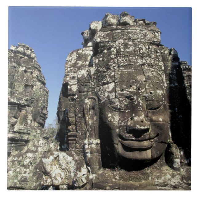 Asia, Cambodia, Siem Reap, Angkor Thom (b. Late Tile (Front)