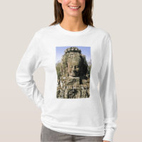 Asia, Cambodia, Siem Reap. Angkor Thom, heads of