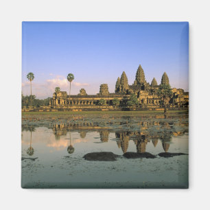 Asia, Cambodia, Siem Reap. Angkor Wat. 2 Magnet