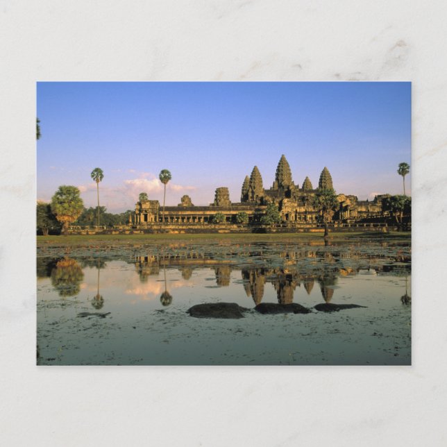 Asia, Cambodia, Siem Reap. Angkor Wat. 2 Postcard (Front)