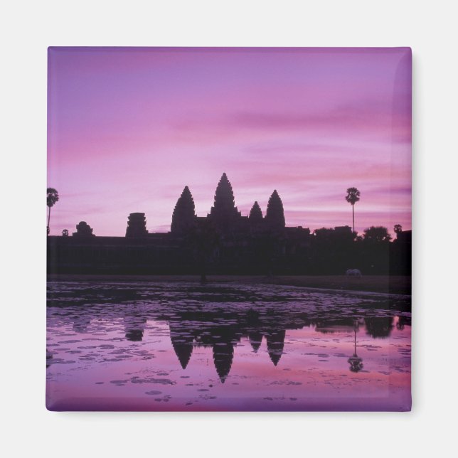 Asia, Cambodia, Siem Reap, Angkor Wat (b. 12th 2 Magnet (Front)
