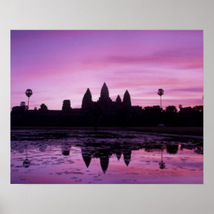 Asia, Cambodia, Siem Reap, Angkor Wat (b. 12th 2 Poster