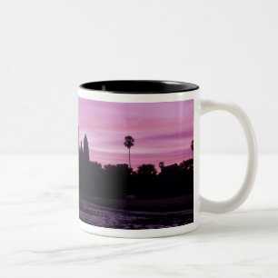 Asia, Cambodia, Siem Reap, Angkor Wat (b. 12th 2 Two-Tone Coffee Mug