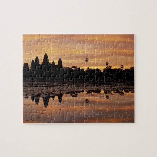 Asia, Cambodia, Siem Reap, Angkor Wat (b. 12th Jigsaw Puzzle (Horizontal)