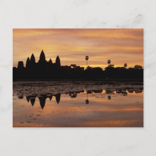 Asia, Cambodia, Siem Reap, Angkor Wat (b. 12th Postcard