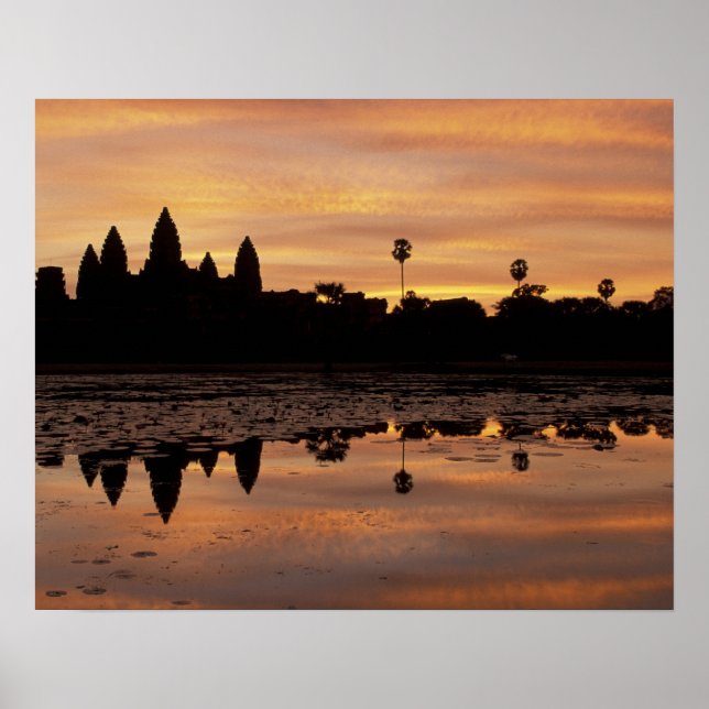 Asia, Cambodia, Siem Reap, Angkor Wat (b. 12th Poster (Front)