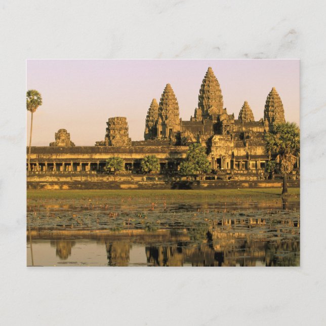 Asia, Cambodia, Siem Reap. Angkor Wat. Postcard (Front)
