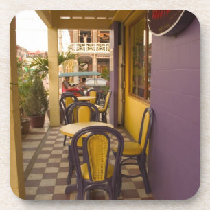 Asia, Cambodia, Siem Reap, coffee shop. Coaster