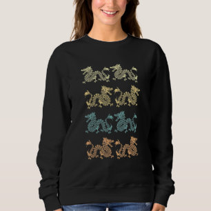 Asia China Fantasy Creature Chinese Culture Mythic Sweatshirt
