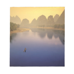 Asia, China, Guangxi Province, Yangshuo. Lone Notepad