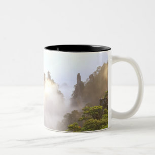 Asia, China, Huanshan. The Yellow Mountain in Two-Tone Coffee Mug