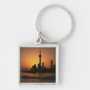 ASIA, China, Shanghai View of Oriental Pearl TV Key Ring
