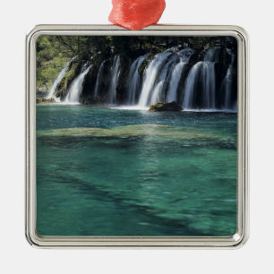 Asia, China, Sichuan Province, Jiuzhaigou Metal Tree Decoration