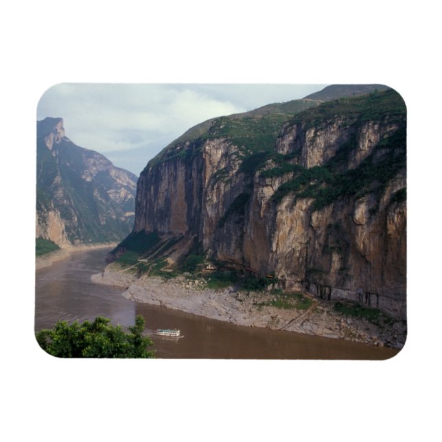 Asia, China, Yangtze River, Three Gorges. Magnet (Horizontal)