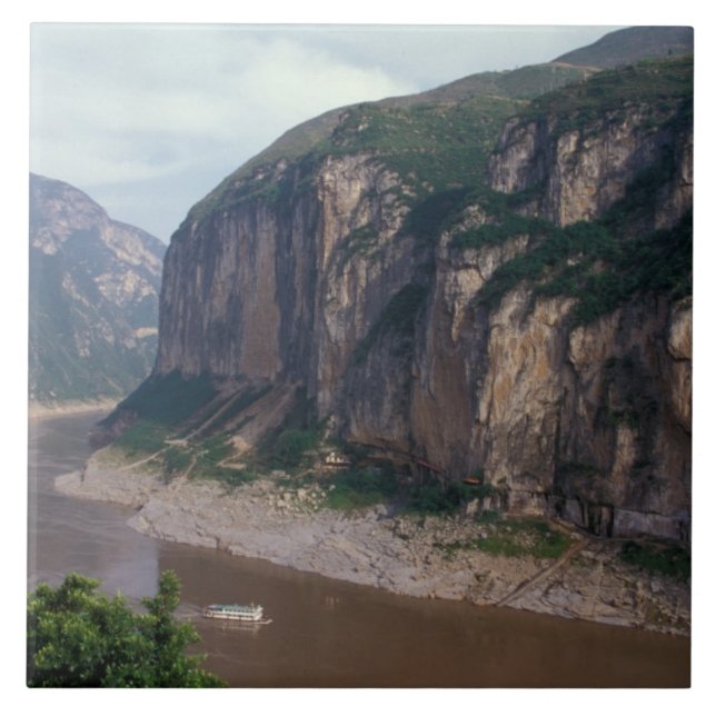 Asia, China, Yangtze River, Three Gorges. Tile (Front)