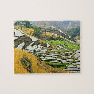 Asia, China, Yunnan, Yuxi Prefecture; Yuanjiang. Jigsaw Puzzle