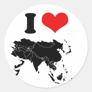 ASIA CLASSIC ROUND STICKER