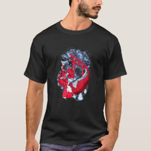 Asia Fishes Koi Water Lily In The Pond At The Temp T-Shirt