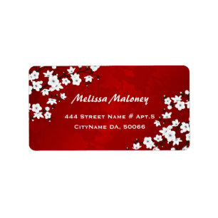 Asia Floral White Cherry Blossom Red Label