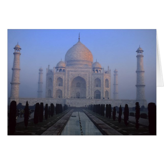 Asia; India; Agra. Taj Mahal. (Front Horizontal)