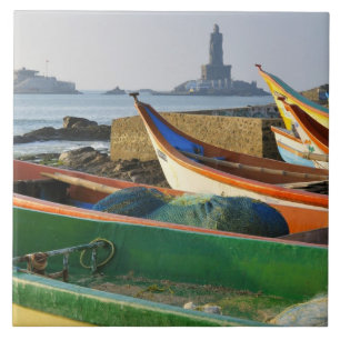 Asia, India, Tamil Nadu, Kanniyakumari 2 Tile