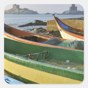 Asia, India, Tamil Nadu, Kanniyakumari Square Sticker