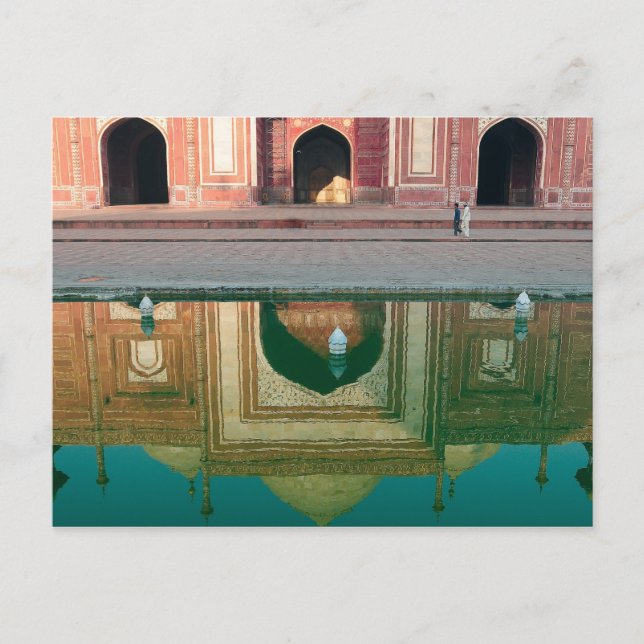 Asia, India, Uttar Pradesh, Agra. On the 2 Postcard (Front)