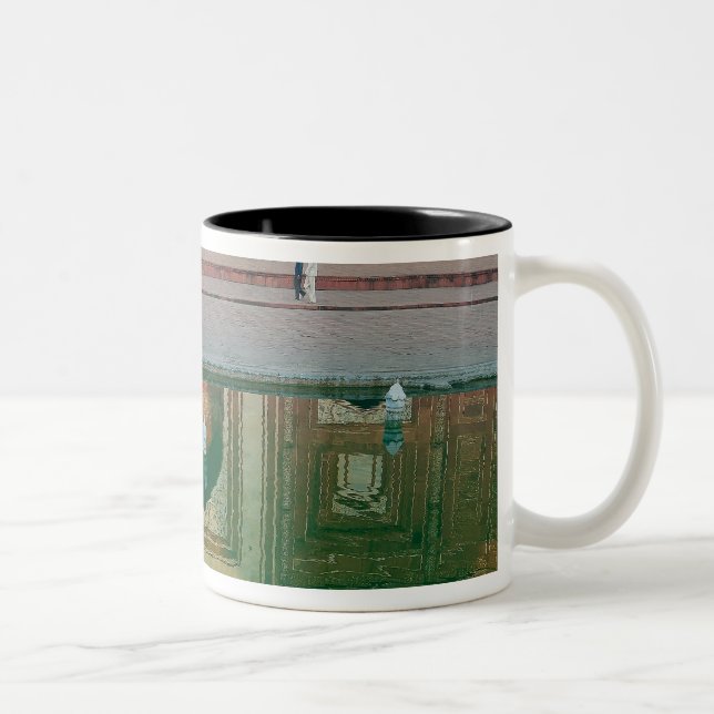 Asia, India, Uttar Pradesh, Agra. On the 2 Two-Tone Coffee Mug (Right)