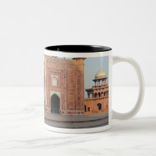 Asia, India, Uttar Pradesh, Agra. On the Two-Tone Coffee Mug