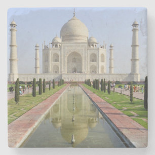 Asia, India, Uttar Pradesh, Agra. The Taj 5 Stone Coaster