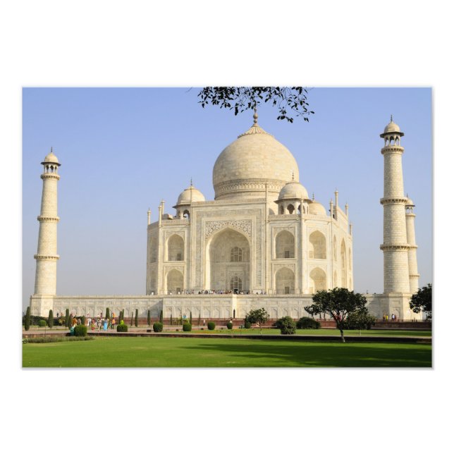 Asia, India, Uttar Pradesh, Agra. The Taj Photo Print (Front)