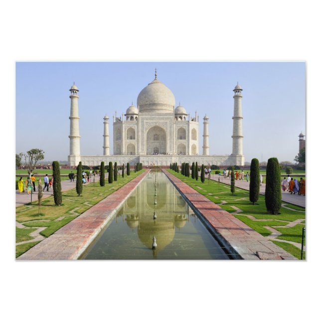 Asia, India, Uttar Pradesh, Agra. The Taj Photo Print (Front)