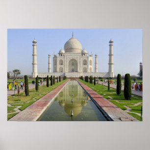 Asia, India, Uttar Pradesh, Agra. The Taj Poster