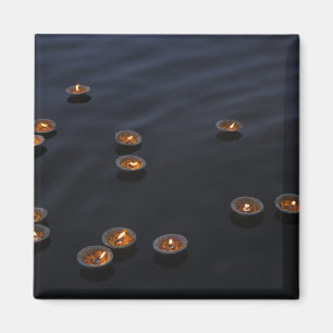 Asia, India, Varanasi Region. Offerings in the Magnet