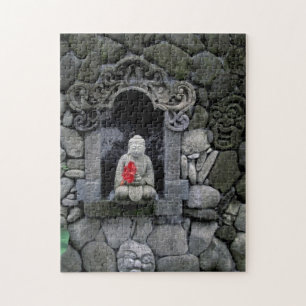 Asia, Indonesia, Bali. A shrine of Buddha Jigsaw Puzzle