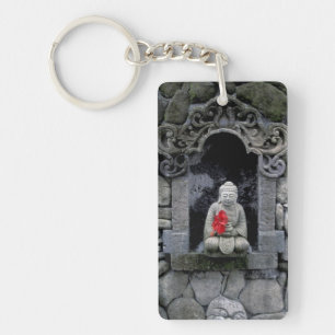 Asia, Indonesia, Bali. A shrine of Buddha Key Ring