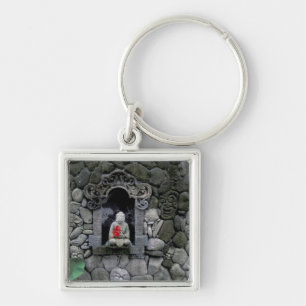 Asia, Indonesia, Bali. A shrine of Buddha Key Ring
