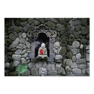 Asia, Indonesia, Bali. A shrine of Buddha Photo Print