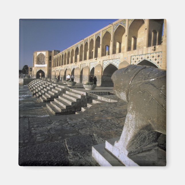 Asia, Iran, Isfahan. Pol-e Khaju Bridge. Magnet (Front)
