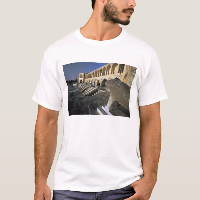 Asia, Iran, Isfahan. Pol-e Khaju Bridge. T-Shirt (Front)