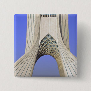 Asia, Iran, Tehran. Freedom Monument in Azadi 15 Cm Square Badge