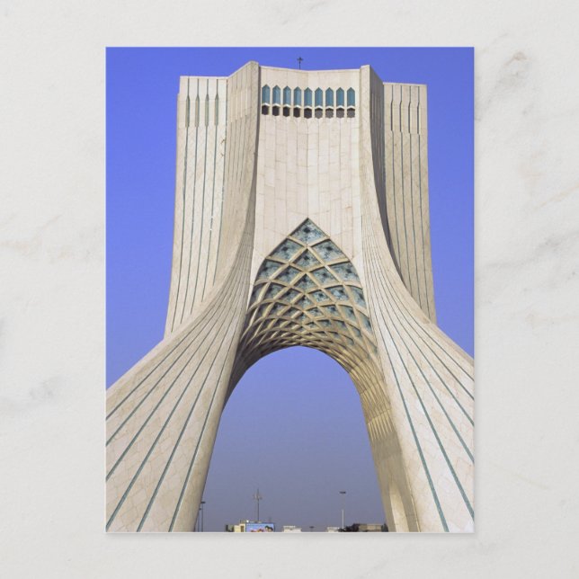 Asia, Iran, Tehran. Freedom Monument in Azadi Postcard (Front)